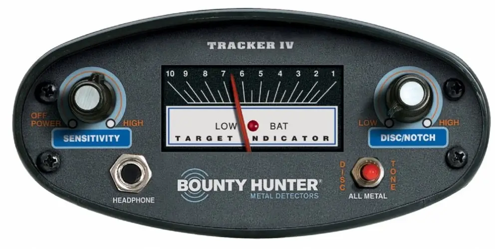 Bounty Hunter Bounty Hunter Discovery Tracker IV VLF Metal Dedektörü (Yeni Başlayan Dostu, Çok Modlu Arama, LCD Ekran, Pinpoint)