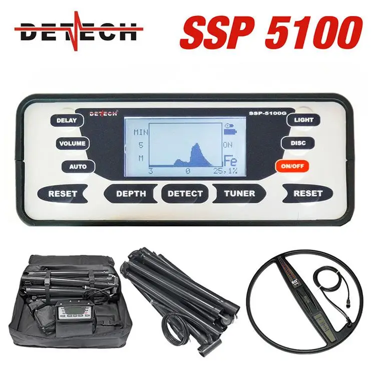 Detech Detech SSP 5100G Çift Başlıklı Büyük Hedef ve Derin Arama PI Dedektörü