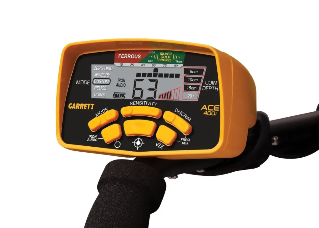 Garrett Garrett ACE 400i Demir Sesli Çok Modlu Dedektör (8.5x11" DD Başlıklı)