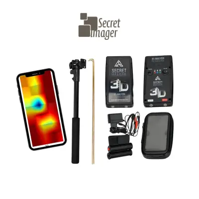 Adrenalin Secret Imager Telefon Bağlantılı 3D Yer Altı Görüntüleme Cihazı (Bluetooth, Canlı Tarama, Taşınabilir Tasarım)