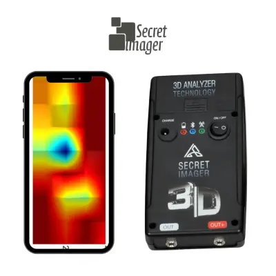 Adrenalin Secret Imager Telefon Bağlantılı 3D Yer Altı Görüntüleme Cihazı (Bluetooth, Canlı Tarama, Taşınabilir Tasarım) görsel 3