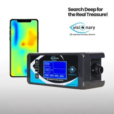 Adrenalin Visionary Full Paket — PI Derin Dedektör, Manyetometre ve 3D Görüntüleme Sistemi (Çoklu Başlık, ID Ayrım, Android Yazılım) görsel 2