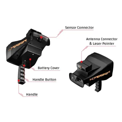 BR Detector BR20 Pro Uzun Menzilli Altın, Hazine ve Metal Arama Cihazı (Sinyal Filtreleme, Renkli Ekran, Çok Dilli) görsel 3