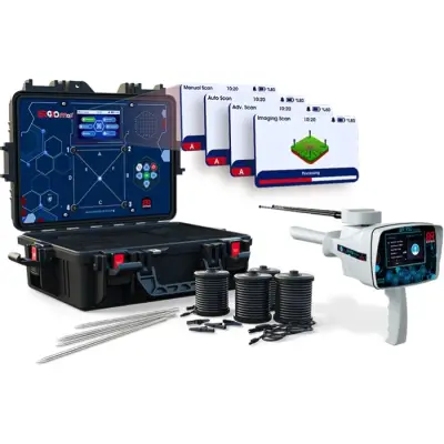 BR Detector BR950 Professional Profesyonel Çok Sistemli Yeraltı Suyu Tespit Cihazı (Jeofizik, LRL ve 3D Tarama, Tablet Uygulamalı)