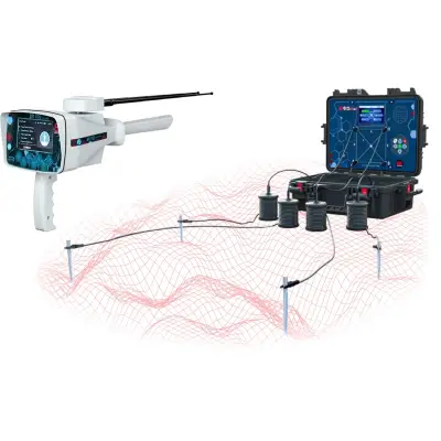 BR Detector BR950 Professional Profesyonel Çok Sistemli Yeraltı Suyu Tespit Cihazı (Jeofizik, LRL ve 3D Tarama, Tablet Uygulamalı) görsel 4