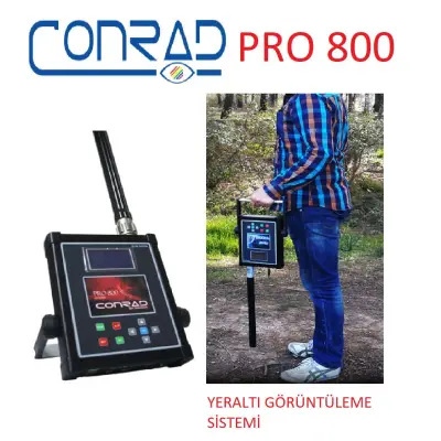 Conrad Pro-800 EM Yöntemli Yer Altı Görüntüleme ve Manyetometre Cihazı (Derin Yapı ve Boşluk Tespiti) görsel 2
