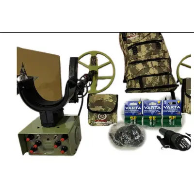 Dagger Max Mega Pro Paket VLF Define ve Altın Dedektörü (Analog Sistem, Sesli Ayrım, Büyük Başlık, Pinpointer ve Ek Donanım) görsel 4