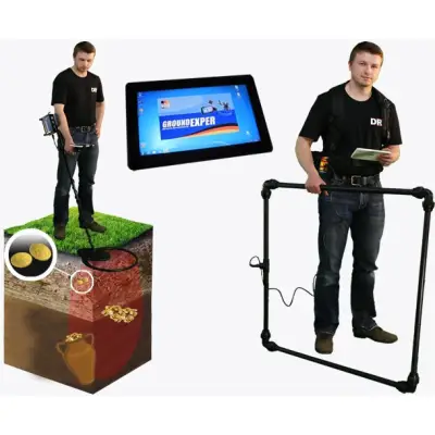 DRS Ground Explorer Light Hafif ve Pratik Zemin Araştırma ve Metal Arama Sistemi (Kolay Kullanım, Taşınabilir, Yeni Başlayan Dostu)
