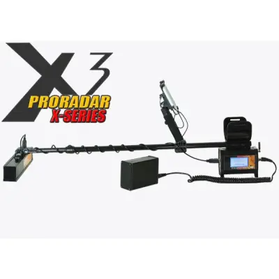 DRS Pro Radar X-3 Yeraltı Radar ve Define Dedektörü (Çoklu Mod, Sinyal İşleme, Parazit Filtreleme)