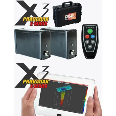 DRS Pro Radar X-3 Yeraltı Radar ve Define Dedektörü (Çoklu Mod, Sinyal İşleme, Parazit Filtreleme) görsel 3