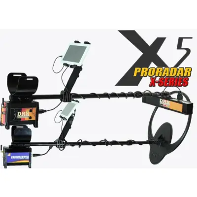 DRS Pro Radar X-5 Yeraltı Radar ve Define Dedektörü (Çoklu Mod, Sinyal İşleme, Parazit Filtreleme)