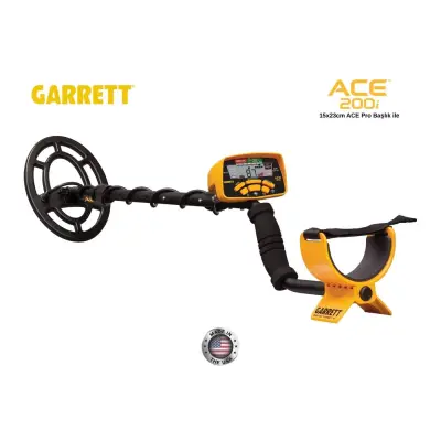 Garrett ACE 200i Hedef Tanımlamalı Dedektör (6x9" PRO Başlıklı) görsel 3