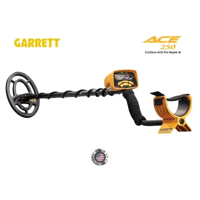 Garrett ACE 250 Çok Modlu Dedektör (6.5x9" PRO Başlıklı) görsel 3