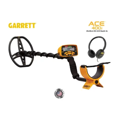 Garrett ACE 400i Demir Sesli Çok Modlu Dedektör (8.5x11" DD Başlıklı) görsel 2