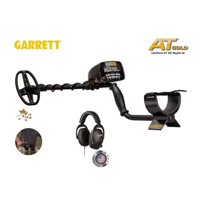 Garrett AT Gold Su Geçirmez Altın ve Define Dedektörü (5x8" Başlık ve MS-2 Kulaklık) görsel 2