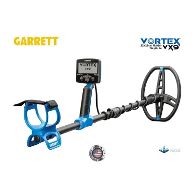Garrett Vortex VX9 Su Geçirmez Profesyonel Çok Frekanslı Dedektör (8.5x11" Raider DD Başlıklı) görsel 3