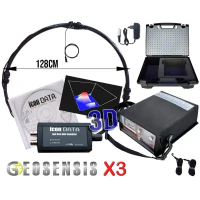 GDI Geosensis X3 Pulse Indüksiyon Derin Arama Dedektörü - Tam Donanımlı 3D Pro Paket görsel 3