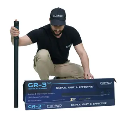 Groundtech GR-3 Plus Çift Sensörlü (Gradyometre) 3D Yer Altı Görüntüleme Cihazı (Conrad) görsel 2