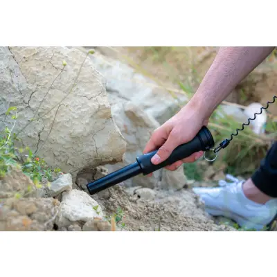 Groundtech IQ Pointer Pulse İndüksiyon Pinpointer Noktalama Dedektörü (360° Algılama, Su Geçirmez, Dahili Fener, Dalış/Gizlilik Modu)