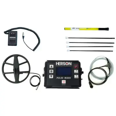 Herson Pulse Maxx Profesyonel Pulse İndüksiyon Derin Metal Dedektörü (Manuel Ground Balans, İletkenlik Göstergesi, Çoklu/Uçurtma Başlık) görsel 3