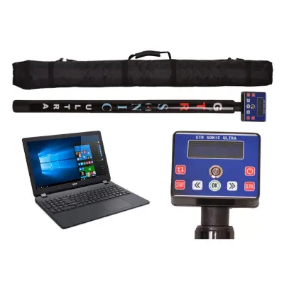 Hira Dedektör GTR Sonic Ultra Elektromanyetik/Ultrason 3D Yer Altı Görüntüleme Cihazı (3D Ultrason, Kaya İçi Boşluk/Metal, Yapı ve Boşluk Tespiti)