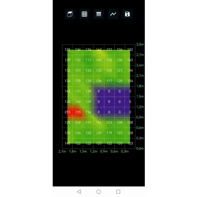 Hira Dedektör GTR Strong Android Elektromanyetik 3D Yer Altı Görüntüleme Cihazı (3D Çekim, Canlı Tarama, Yapı ve Boşluk Tespiti) görsel 3