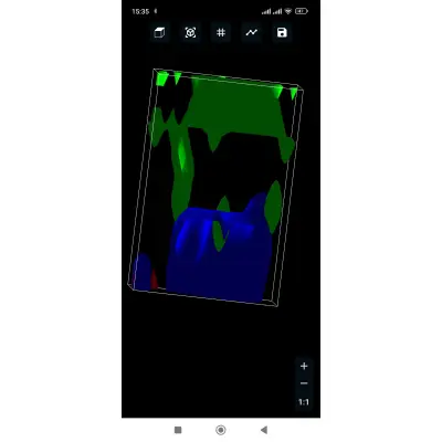 Hira Dedektör GTR Strong Ultra Android Elektromanyetik 3D Yer Altı Görüntüleme Cihazı (Güçlendirilmiş Sensör, 3D Çekim, Yapı ve Boşluk Tespiti) görsel 3