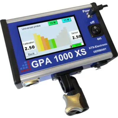 KTS GPA 1000 XS Profesyonel 3D Yer Tarama ve Metal Ayrım Sistemi (GPA Sensör + PI + 3D Görüntüleme, Boşluk ve Altın Arama)