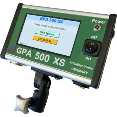 KTS GPA 500 XS Kompakt 3D Yer Tarama ve Metal Ayrım Sistemi (GPA Sensör + PI + 3D Görüntüleme, Boşluk ve Altın Arama)