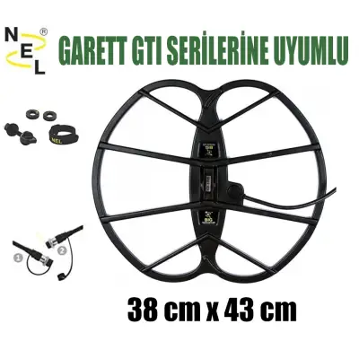 NEL Big 38x43 cm DD Derin Arama Başlığı (Garrett GTI Uyumlu, Su Geçirmez Gövde)