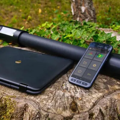 OKM Fusion Light Giriş Seviyesi Kompakt 3D Yer Altı Görüntüleme Dedektörü (Telefon Uygulamalı, 3D Analiz) görsel 4