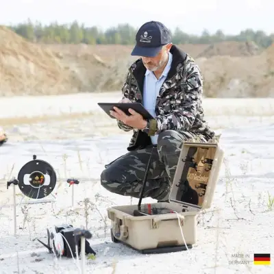 OKM GeoSeeker Profesyonel Jeoelektrik Su ve Boşluk Dedektörü (Özdirenç Ölçümü, Tablet Kontrollü, 3D Analiz) görsel 3