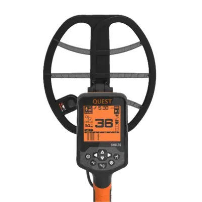 Quest S30 SimultiQ Scout Su Geçirmez Çok Yönlü Çoklu Frekans Dedektörü (11" Shogun Başlıklı) görsel 2