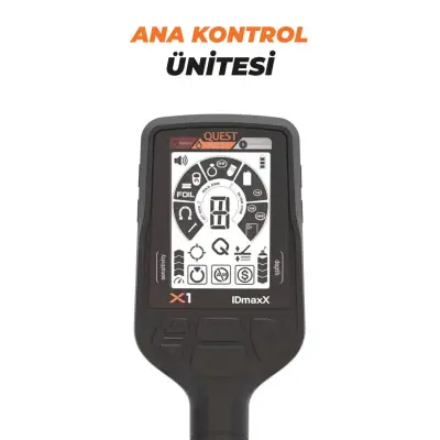 Quest X1 IDmaxX Hafif Başlangıç Dedektörü (22x28 cm TurboD Başlıklı)