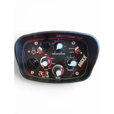 RDR Deep Pro Maxx Profesyonel Derin Arama Metal Dedektörü (6 kHz, Geniş Başlıklı, Toprak Ayarlı)
