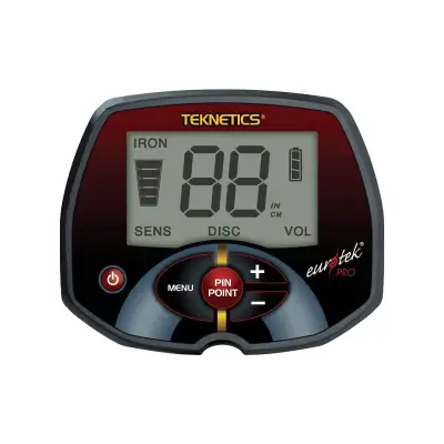 Teknetics EuroTek Pro Gelişmiş Demir Ayrımlı Dedektör (8" Konsantrik Başlıklı)