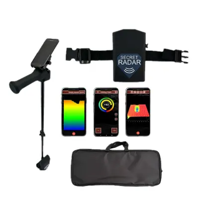 Teknoloji Ekibi Secret Radar Çok Modlu Yer Altı Görüntüleme Cihazı (İşaretçi, Canlı Tarama, 3D Görüntüleme, Taşınabilir Kullanım) görsel 3