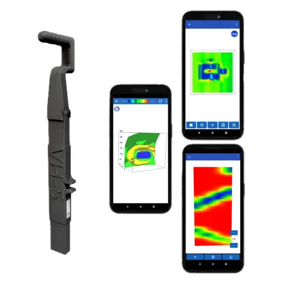 Teknoloji Ekibi VH-5 Çok Sensörlü Manyetometre ve 3D Görüntüleme Cihazı (5 Sensör, Pratik Kullanım, Yapı ve Anomali Araştırması) görsel 2
