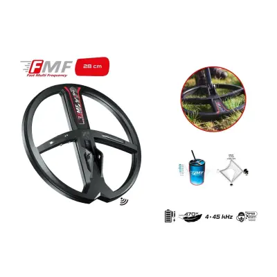 XP Deus 2 Tam Su Geçirmez Dedektör — Ana Ünite ve 28 cm FMF Başlık (Xtrem Hunter Uyumlu) görsel 3