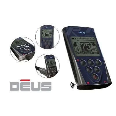 XP Deus Tam Kablosuz Dedektör — Ana Ünite, WS4 Kulaklık ve 24x13 cm HF Başlık görsel 3
