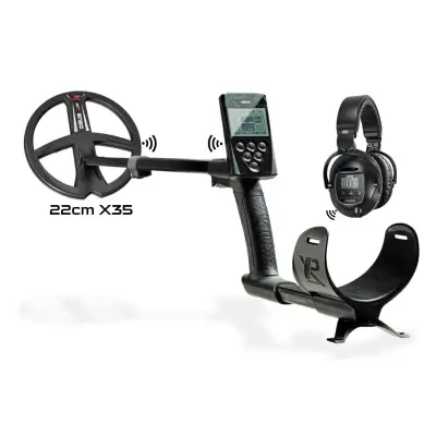 XP Deus Tam Kablosuz Dedektör — Ana Ünite, WS5 Kulaklık ve 22 cm X35 Başlık