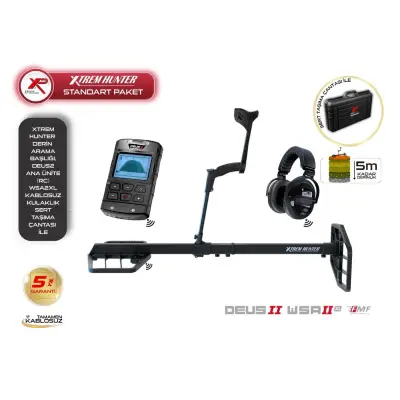 XP Xtrem Hunter XTR-115 FMF Derin Arama Dedektörü Seti (Kablosuz Kulaklıklı) görsel 3