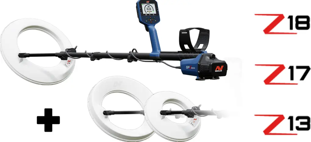 Minelab GPZ 8000 Üç Başlıklı Zorlu Zemin Altın Dedektörü