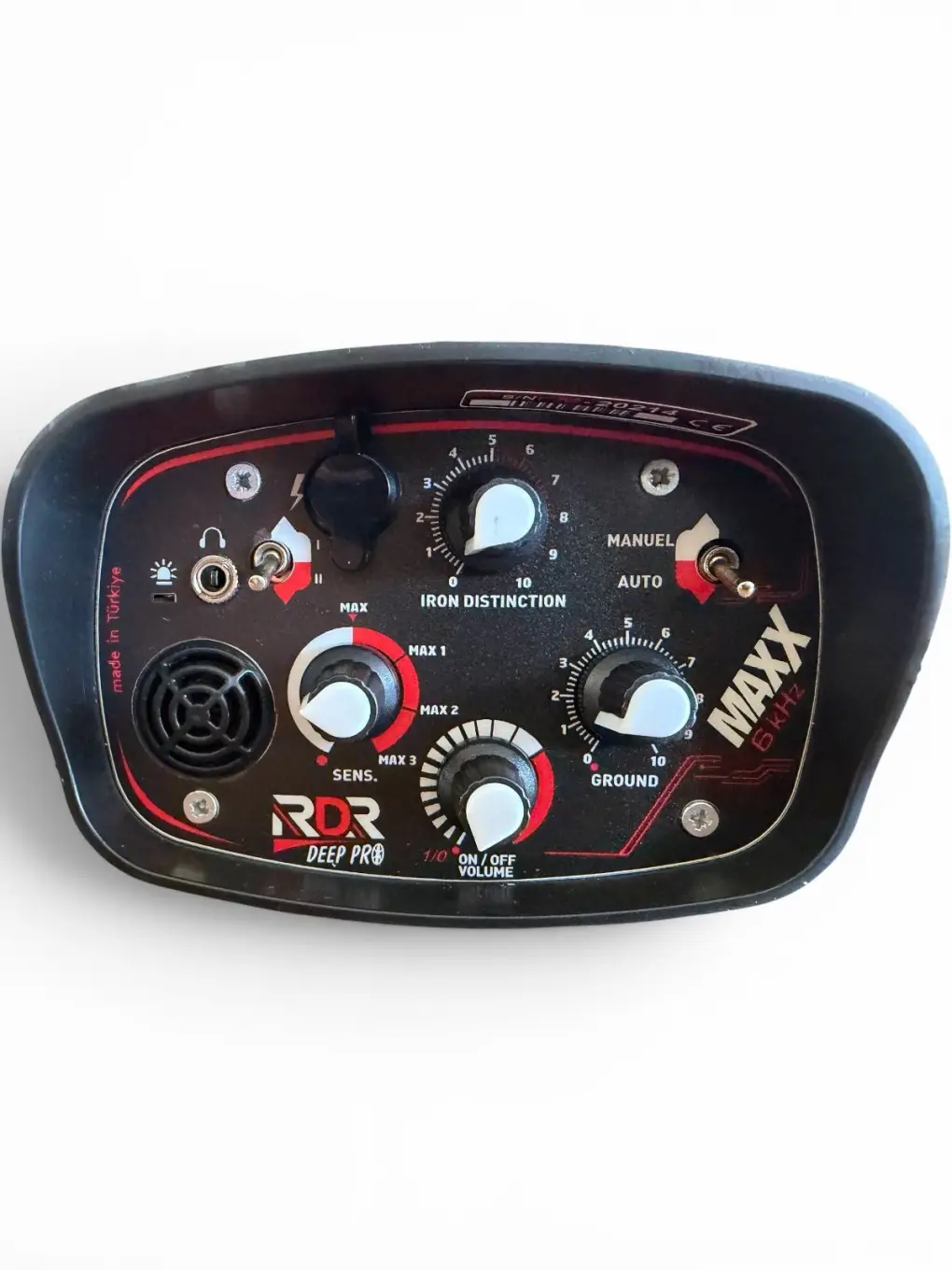 RDR RDR Deep Pro Maxx Profesyonel Derin Arama Metal Dedektörü (6 kHz, Geniş Başlıklı, Toprak Ayarlı)