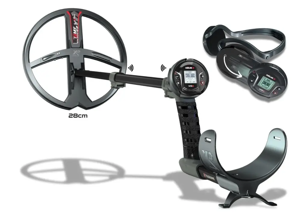 XP XP Deus 2 WS6 Master Tam Kablosuz Dedektör — WS6 Kulaklık ve 28 cm FMF Başlık