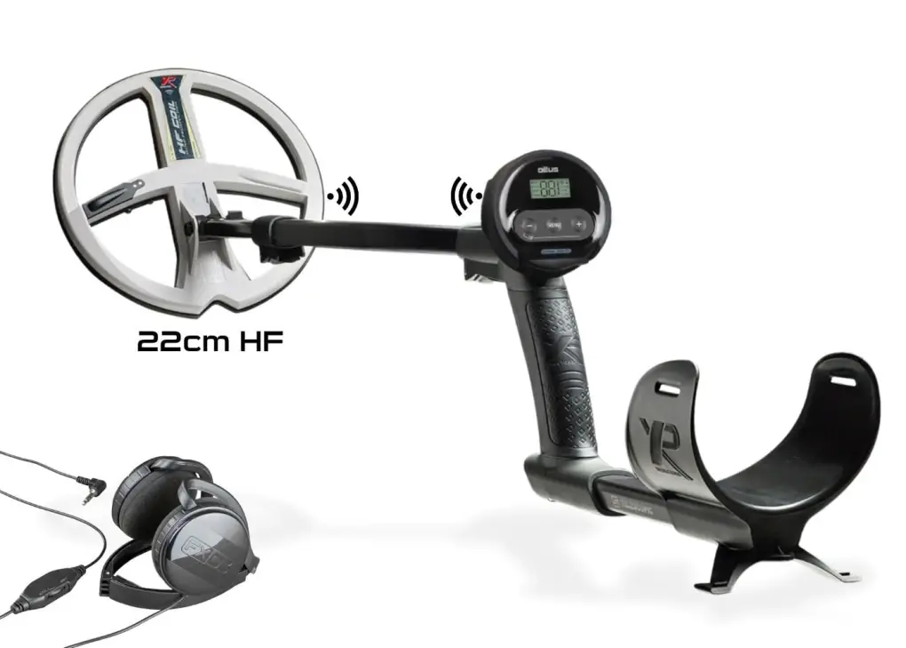 XP XP Deus WS4 Master Tam Kablosuz Dedektör — WS4, FX03 Kulaklık ve 22 cm HF Başlık