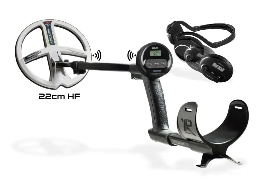 XP XP Deus WS4 Master Tam Kablosuz Dedektör — WS4 Kulaklık ve 22 cm HF Başlık