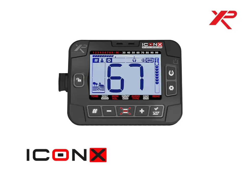XP XP ICONX Kablosuz FMF Dedektör — 28 cm Başlık ve Stereo Kulaklık Seti