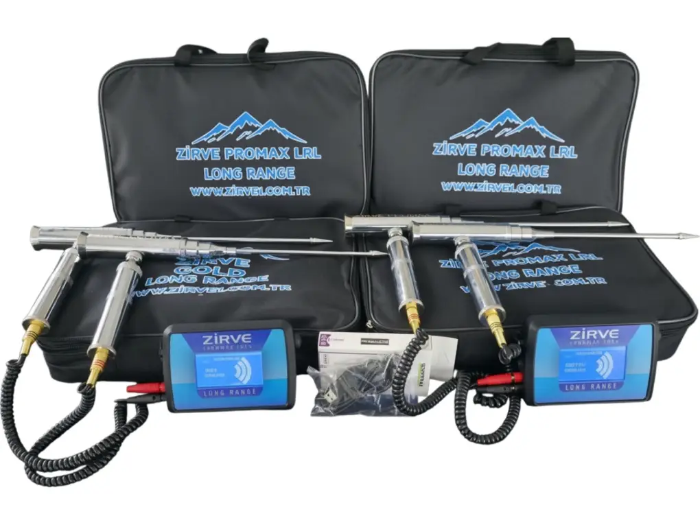 Zirve 1 Dedektör Zirve Pro Max LRL Long Range Uzun Menzilli Define ve Boşluk Arama Cihazı (İkili Anten, Yön ve Uzaklık, Ön Keşif)